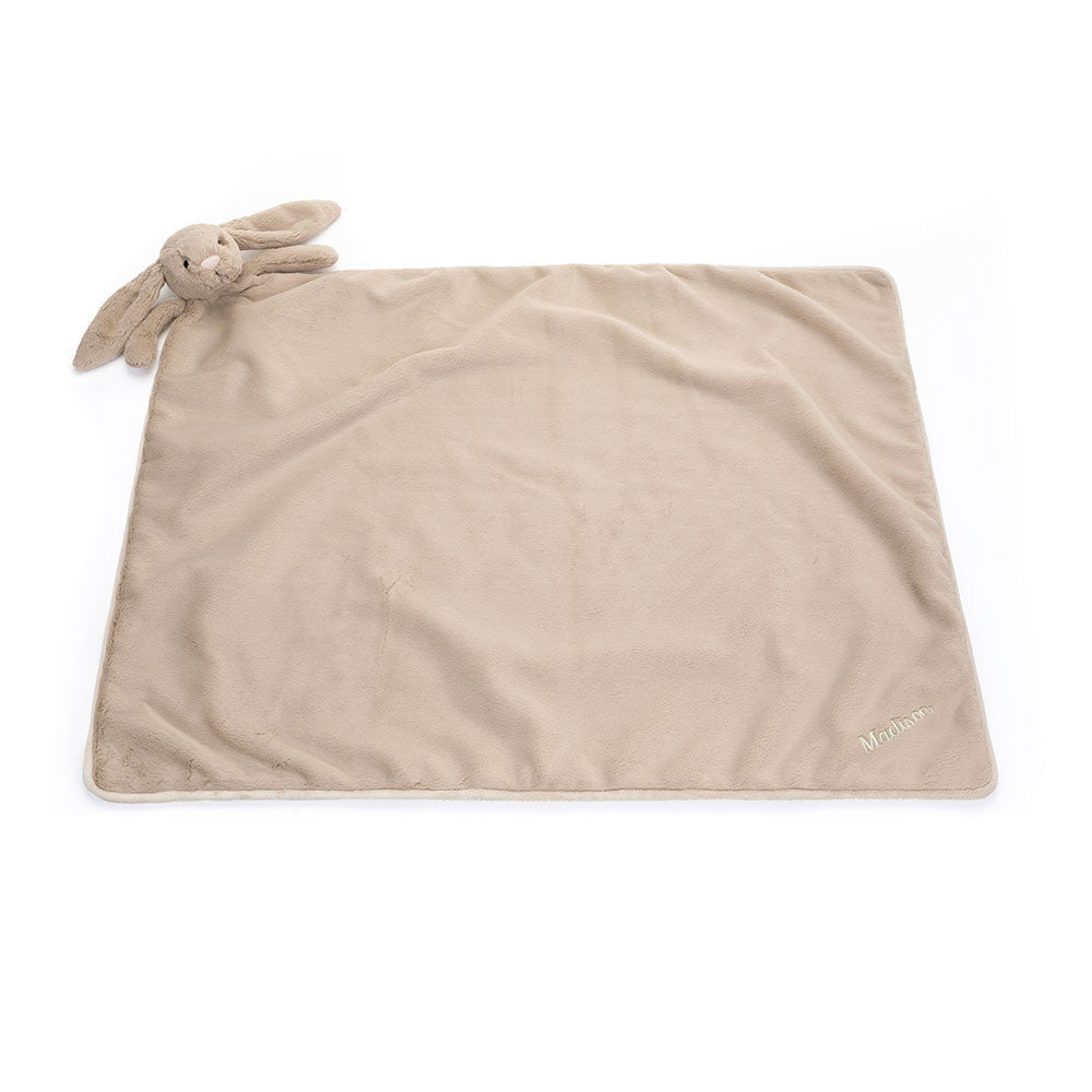 Personalised Bashful Beige Bunny Blankie