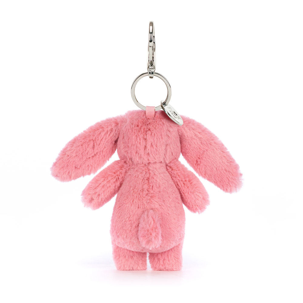 Bashful Bunny Pink Bag Charm