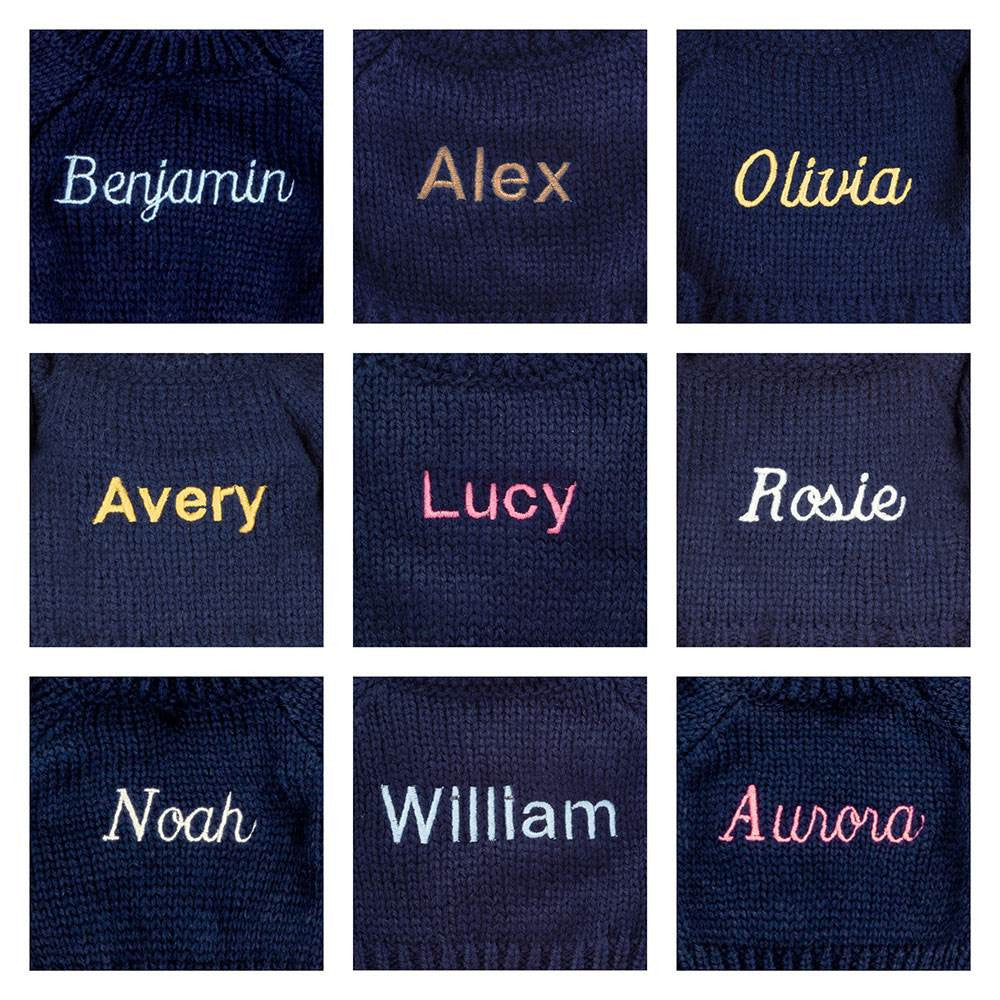 Bashful Luxe Bunny Scarlett with Personalised Navy Jumper