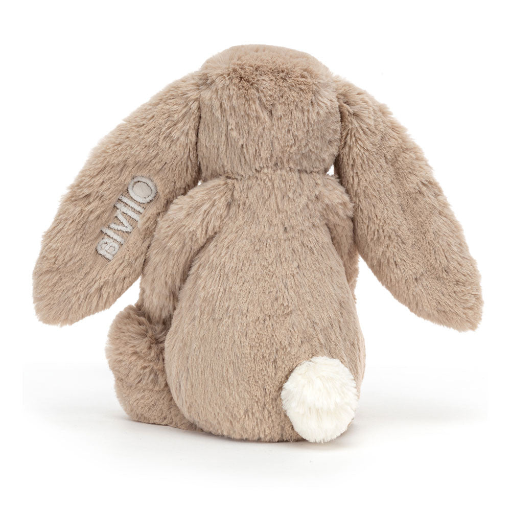 Personalised Bashful Beige Bunny Medium