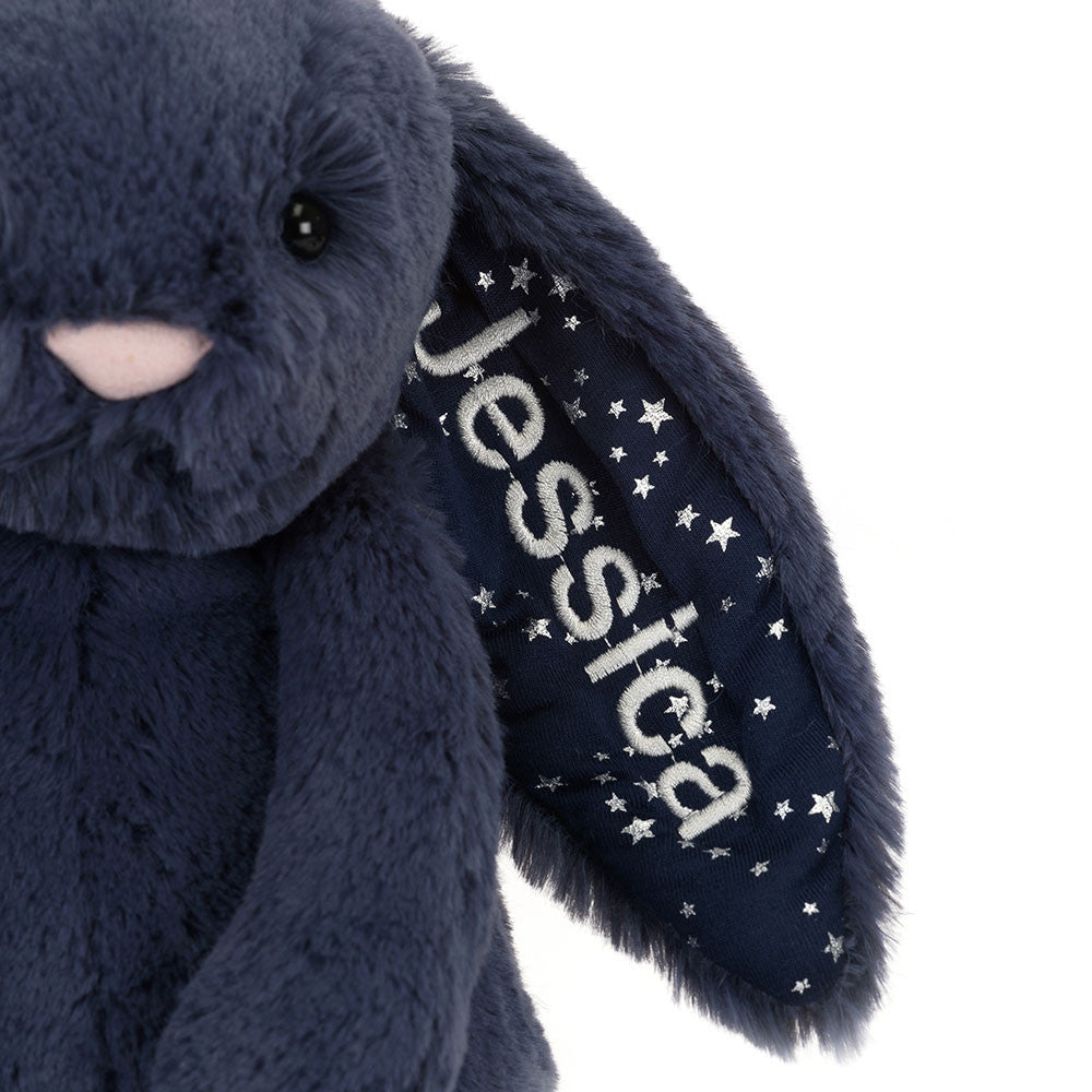 Personalised Bashful Stardust Bunny Medium